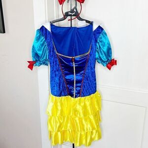 Dreamgirl Snow White Halloween Costume Juniors Size Large Fairytale Princess Nwo